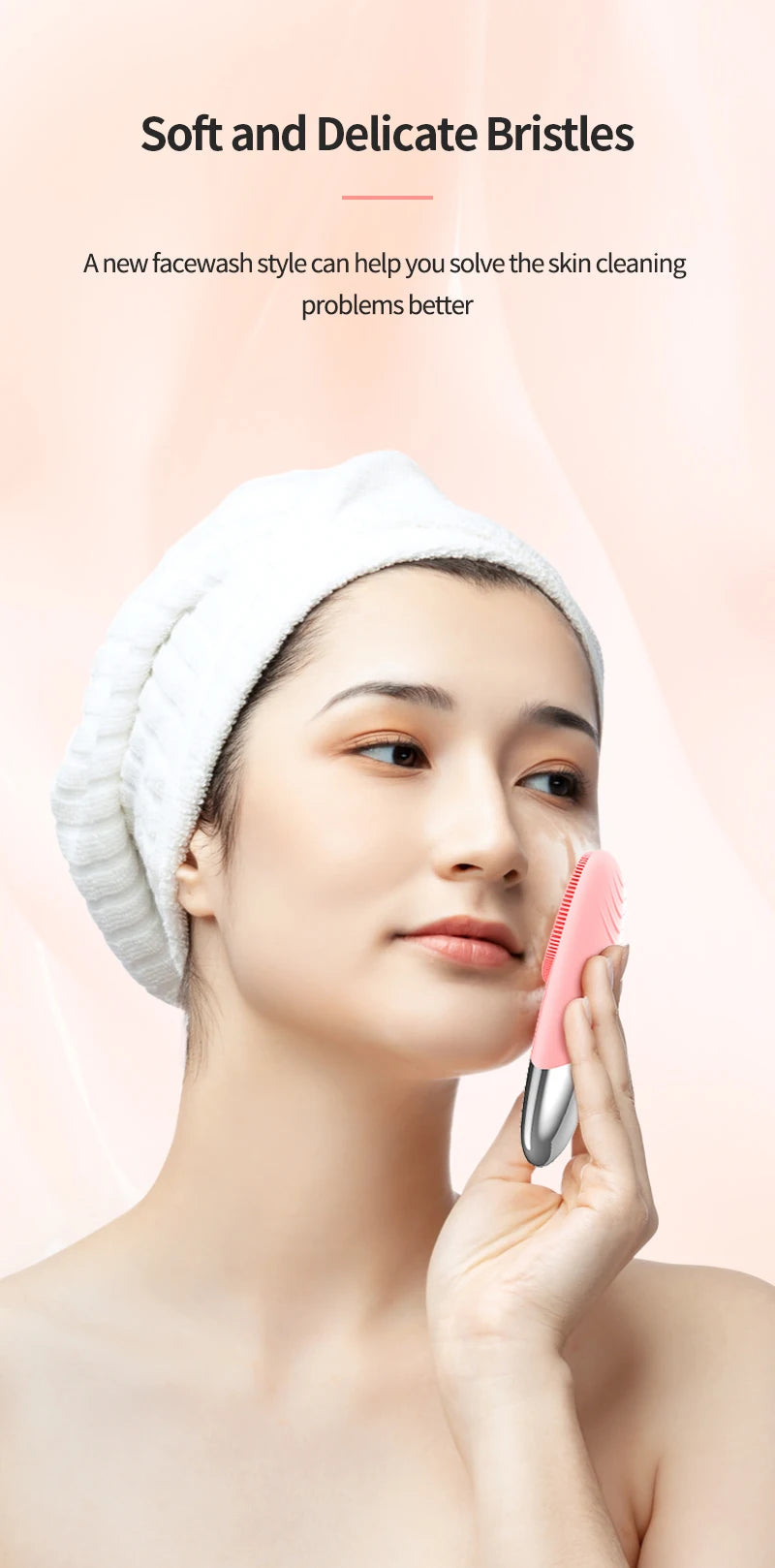 Nuvée Electric Cleansing Brush | Deep Pore Cleansing Tool