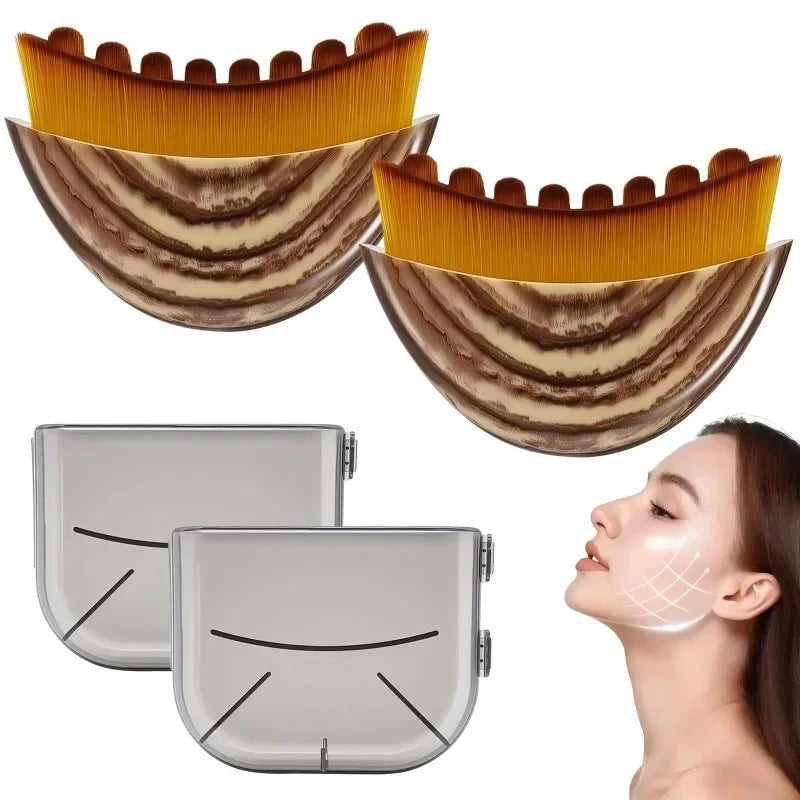 Nuvée Sculpt Contour Brush | Lymphatic Drainage Face Tool