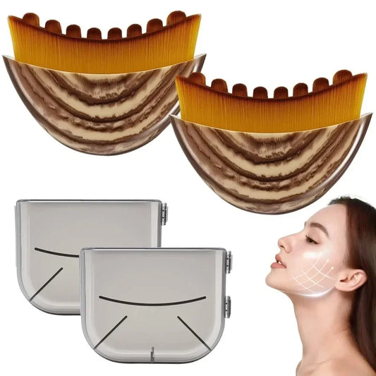 Nuvée Sculpt Contour Brush | Lymphatic Drainage Face Tool
